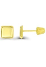 gorgeous teeny-tiny screw back gold earrings for babies and children